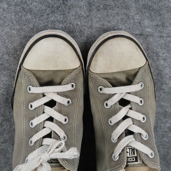 Converse Shoes Womens 10 Casual Sneakers All Star Low Slim Canvas Lace Up Flat - Picture 8 of 12